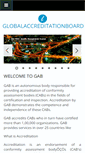Mobile Screenshot of globalaccreditationboard.org